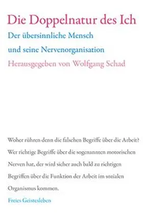 Schad |  Die Doppelnatur des Ich | Buch |  Sack Fachmedien