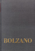 Bolzano / Winter / Berg |  Bernard Bolzano Gesamtausgabe / Einleitungsbände. Band 2,1: Bolzano-Bibliographie und Editionsprinzipien der Gesamtausgabe | Buch |  Sack Fachmedien