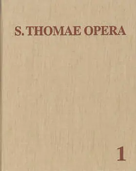 Busa | Thomas von Aquin: Opera Omnia / ut sunt in Indice Thomistico; additis 61 scriptis ex aliis medii aevi auctoribus | Buch | 978-3-7728-0800-5 | sack.de