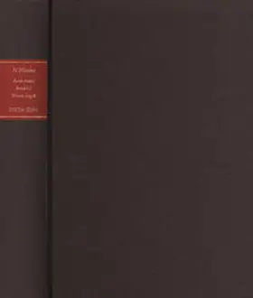 Hinske / Delfosse / Oberhausen |  Forschungen und Materialien zur deutschen Aufklärung / Abteilung III: Indices. Kant-Index. Section 1: Indices zum Kantschen Logikcorpus. Band 5.1: Stellenindex und Konkordanz zur ›Wiener Logik‹, Erste Hälfte (A-E) | Buch |  Sack Fachmedien