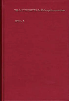 Metochites / Lohr |  Paraphrasis in Aristotelis universam naturalem philosophiam | Buch |  Sack Fachmedien