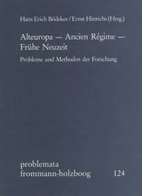 Holzboog |  Alteuropa - Ancien Régime - Frühe Neuzeit | Buch |  Sack Fachmedien