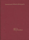  Internationale Hölderlin-Bibliographie / 1993-1994. II Materialband | Buch |  Sack Fachmedien