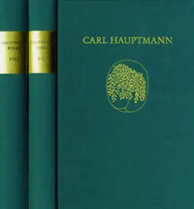 Hauptmann / Berger / Roloff |  Carl Hauptmann: Sämtliche Werke / XVI,1-2: Briefe II | Buch |  Sack Fachmedien