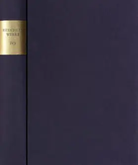 Ehlers / Mundt / Roloff |  Johannes Reuchlin: Sämtliche Werke. Kritische Ausgabe mit Kommentar / Band IV,1: Schriften zum Bücherstreit. 1. Teil | Buch |  Sack Fachmedien