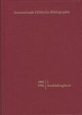 Hölderlin-Archiv |  Internationale Hölderlin-Bibliographie / 1995-1996. I Erschließungsband, 2 Teile | Buch |  Sack Fachmedien