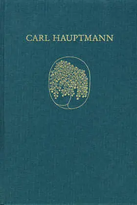 Berger / Roloff / Stroka |  Carl Hauptmann: Sämtliche Werke / Supplement | Buch |  Sack Fachmedien