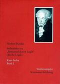 Hinske |  Stellenindex zu »Immanuel Kant's Logik« (Jäsche-Logik) | Buch |  Sack Fachmedien