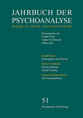 Frank / Hermanns / Hinz |  Jahrbuch der Psychoanalyse / Band 51 | Buch |  Sack Fachmedien
