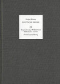 Berg / Albrecht / Böning |  Deutsche Presse / Band 3: Die Region Braunschweig/Wolfenbüttel, Hildesheim - Goslar, 2 Teile | Buch |  Sack Fachmedien