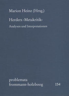 Holzboog |  Herders >Metakritik< | Buch |  Sack Fachmedien