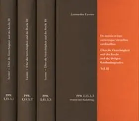 Lessius |  De iustitia et iure caeterisque virtutibus cardinalibus. Über die Gerechtigkeit und das Recht und die übrigen Kardinaltugenden. Teil III | Buch |  Sack Fachmedien