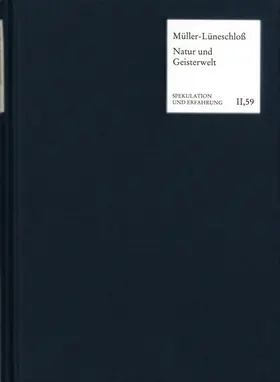 Müller-Lüneschloß | Über das Verhältnis von Natur und Geisterwelt | E-Book | sack.de