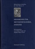Frank / Meier-Oeser |  Hermeneutik, Methodenlehre, Exegese | eBook | Sack Fachmedien