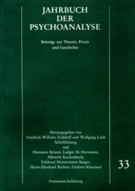 Eickhoff / Beland / Loch | Jahrbuch der Psychoanalyse / Band 33 | E-Book | www.sack.de