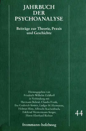 Eickhoff / Frank / Hinz | Jahrbuch der Psychoanalyse / Band 44 | E-Book | sack.de