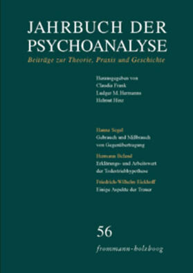 Frank / Hermanns / Hinz | Jahrbuch der Psychoanalyse / Band 56 | E-Book | sack.de