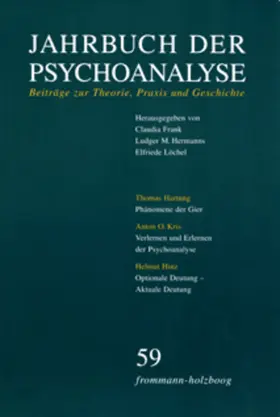 Frank / Hermanns / Löchel | Jahrbuch der Psychoanalyse / Band 59 | E-Book | sack.de