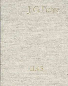 Lauth / Platner / Gliwitzky | Johann Gottlieb Fichte: Gesamtausgabe / Reihe II: Nachgelassene Schriften. Band 4 Supplement: Ernst Platners ›Philosophische Aphorismen‹, Leipzig 1793 | E-Book | sack.de