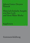 Blanke / Droysen |  Johann Gustav Droysen: Historik / Supplementband | eBook | Sack Fachmedien