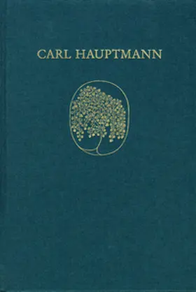 Hauptmann / Delabar / Nowak |  Carl Hauptmann: Sämtliche Werke / Band V,1: Romane I (Textband) | eBook | Sack Fachmedien