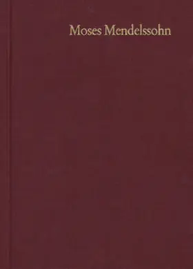 Engel / Mendelssohn / Brocke |  Moses Mendelssohn: Gesammelte Schriften. Jubiläumsausgabe / Band 17: Hebräische Schriften II,4 | eBook | Sack Fachmedien
