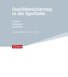 Bundesapothekerkammer |  Qualitätssicherung in der Apotheke | Buch |  Sack Fachmedien