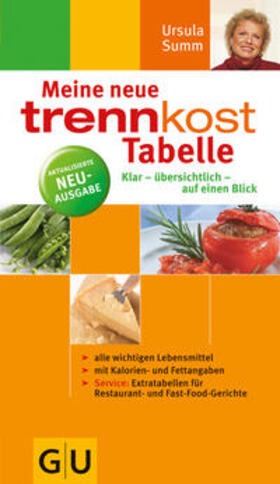Summ | Meine neue Trennkost-Tabelle | Buch | 978-3-7742-6072-6 | sack.de