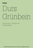 Grünbein |  Durs Grünbein | eBook | Sack Fachmedien