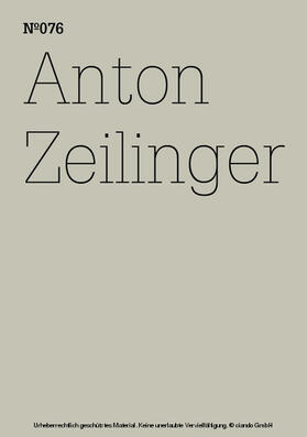 Zeilinger | Anton Zeilinger | E-Book | sack.de