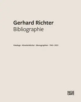 Miess / Elger / Schmidt |  Gerhard Richter. Bibliographie | Buch |  Sack Fachmedien