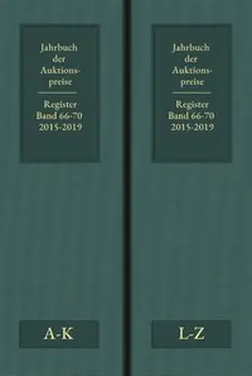 Jahrbuch der Auktionspreise für Bücher, Handschriften und Autographen | Buch | 978-3-7762-2101-5 | www.sack.de