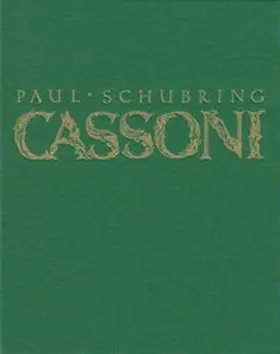 Schubring |  Cassoni. Truhen und Truhenbilder der italienischen Frührenaissance | Buch |  Sack Fachmedien