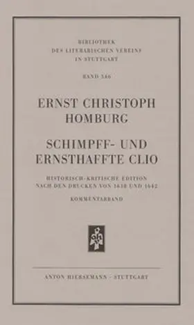 Homburg |  Schimpff- und ernsthaffte Clio | Buch |  Sack Fachmedien