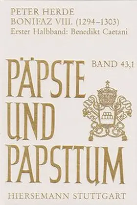 Herde |  Bonifaz VIII. (1294–1303) | Buch |  Sack Fachmedien
