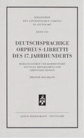 Hansen / Artsibacheva |  Deutschsprachige Orpheus-Libretti des 17. Jahrhunderts | Buch |  Sack Fachmedien
