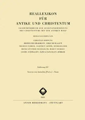 Brakmann / de Blaauw / Fuhrer | Reallexikon für Antike und Christentum | Buch | 978-3-7772-2032-1 | sack.de