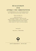 Brakmann / de Blaauw / Fuhrer |  Reallexikon für Antike und Christentum Lfg. 242/2043 | Buch |  Sack Fachmedien