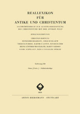 Brakmann / de Blaauw / Fuhrer |  Reallexikon für Antike und Christentum Lfg. 244 | Buch |  Sack Fachmedien