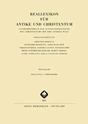 Brakmann / de Blaauw / Fuhrer |  Reallexikon für Antike und Christentum Lfg. 244 | Buch |  Sack Fachmedien