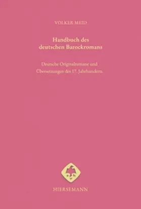Meid |  Handbuch des deutschen Barockromans | Buch |  Sack Fachmedien