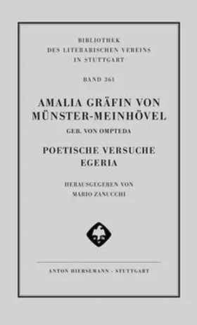 Zanucchi |  Amalia Gräfin von Münster-Meinhövel, geb. von Ompteda (1767 – 1814) | Buch |  Sack Fachmedien