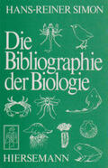 Simon |  Bibliographie der Biologie | Buch |  Sack Fachmedien