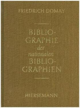 Domay |  Bibliographie der nationalen Bibliographien | Buch |  Sack Fachmedien