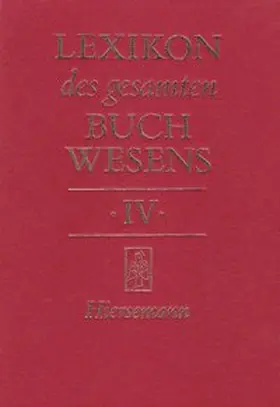 Corsten / Füssel / Pflug |  Lexikon des gesamten Buchwesens | Buch |  Sack Fachmedien