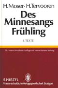  Minnesangs Frühling I Texte | Buch |  Sack Fachmedien