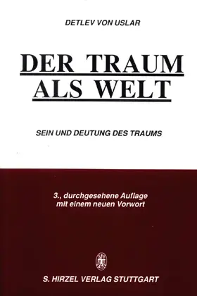 Uslar |  Der Traum als Welt | Buch |  Sack Fachmedien
