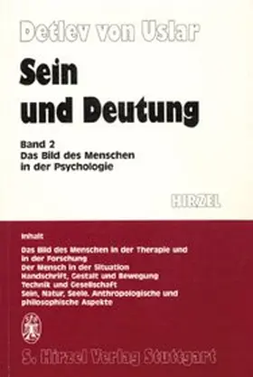 Uslar |  Sein und Deutung | Buch |  Sack Fachmedien
