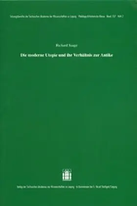 Saage |  Die moderne Utopie und ihr Verhältnis zur Antike, Heft 2 | Buch |  Sack Fachmedien