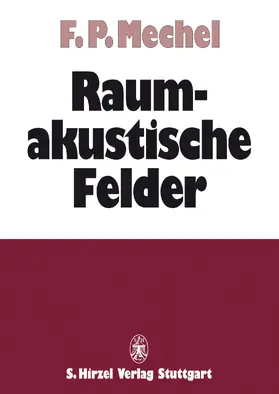 Mechel |  Raumakustische Felder | Buch |  Sack Fachmedien